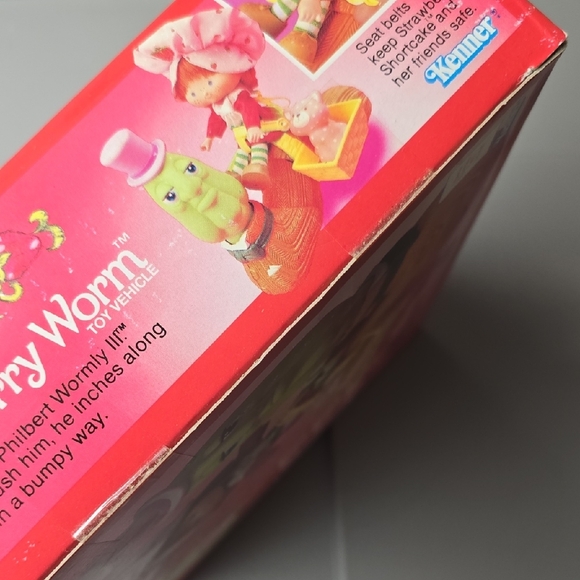 Strawberry Shortcake Berry Merry Worm Toy Vehicle 1980s Vintage - Picture 5 of 7